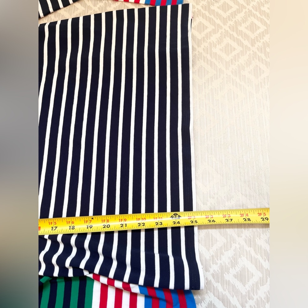 New Boden Ella Long Sleeve Breton Navy Multi Cuff Cotton Size 8 - Picture 5 of 5